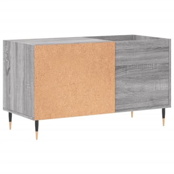 vidaXL Stereobänk grå sonoma 85x38x48 cm konstruerat trä