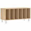 Miniatyrbilde 1 av 9: vidaXL Hifi-benk sonoma eik 100x38x48 cm konstruert tre