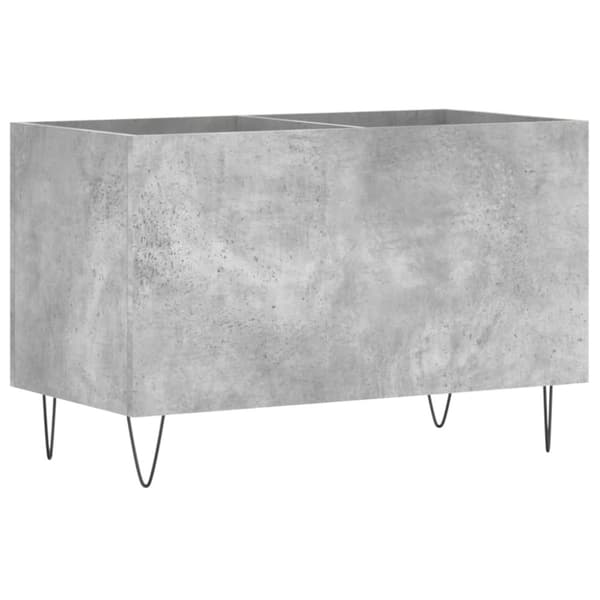 vidaXL Stereobänk betonggrå 74,5x38x48 cm konstruerat trä