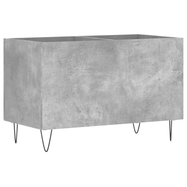 vidaXL Stereobänk betonggrå 74,5x38x48 cm konstruerat trä