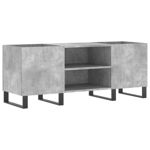 vidaXL vinylskab 121x38x48 cm konstrueret træ betongrå