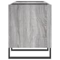 Miniatyrbilde 5 av 9: vidaXL Hifi-benk grå sonoma 121x38x48 cm konstruert tre