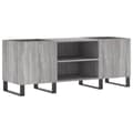 Miniatyrbilde 1 av 9: vidaXL Hifi-benk grå sonoma 121x38x48 cm konstruert tre