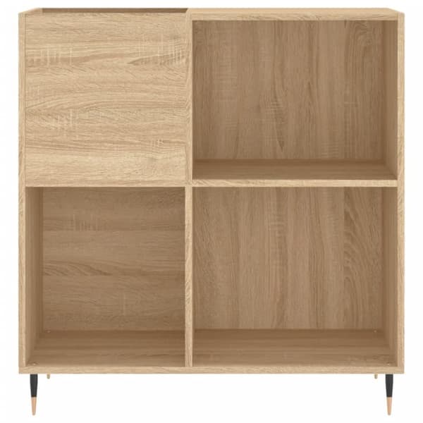 vidaXL Stereobänk sonoma-ek 84,5x38x89 cm konstruerat trä