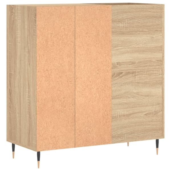 vidaXL Stereobänk sonoma-ek 84,5x38x89 cm konstruerat trä