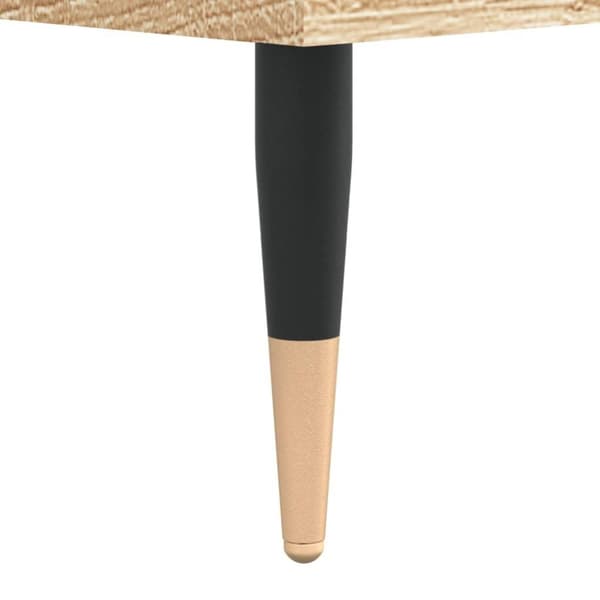 vidaXL Stereobänk sonoma-ek 84,5x38x89 cm konstruerat trä