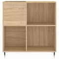 Miniatyrbillede 3 af 11: vidaXL vinylskab 84,5x38x39 cm konstrueret træ sonoma-eg