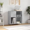 Miniatyrbilde 11 av 11: vidaXL Hifi-benk betonggrå 84,5x38x89 cm konstruert tre