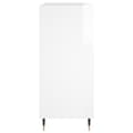 Miniatyrbilde 4 av 11: vidaXL Hifi-benk høyglans hvit 84,5x38x89 cm konstruert tre