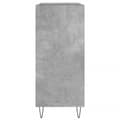 Miniatyrbilde 4 av 11: vidaXL Hifi-benk betonggrå 84,5x38x89 cm konstruert tre
