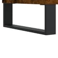Miniatyrbillede 7 af 11: vidaXL vinylskab 84,5x38x89 cm konstrueret træ røget egetræsfarve