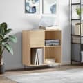 Miniatyrbilde 11 av 11: vidaXL Hifi-benk sonoma eik 84,5x38x89 cm konstruert tre