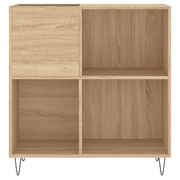 vidaXL vinylskab 84,5x38x39 cm konstrueret træ sonoma-eg