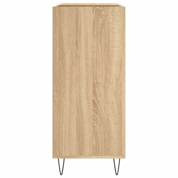 vidaXL vinylskab 84,5x38x39 cm konstrueret træ sonoma-eg