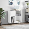 Miniatyrbilde 11 av 11: vidaXL Hifi-benk hvit 84,5x38x89 cm konstruert tre