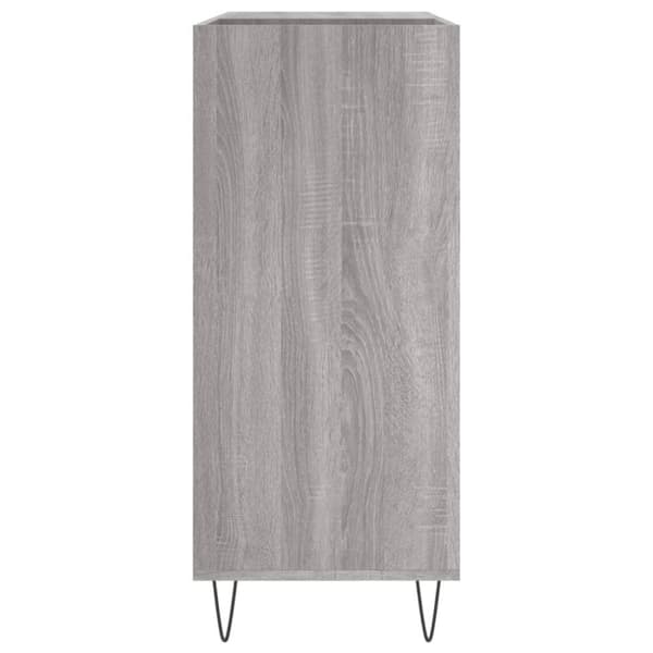 vidaXL vinylskab 84,5x38x39 cm konstrueret træ grå sonoma-eg