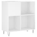 Miniatyrbilde 1 av 11: vidaXL Hifi-benk høyglans hvit 84,5x38x89 cm konstruert tre