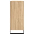 Miniatyrbilde 4 av 11: vidaXL Hifi-benk sonoma eik 84,5x38x89 cm konstruert tre