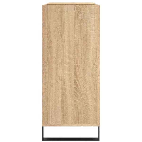 vidaXL Hifi-benk sonoma eik 84,5x38x89 cm konstruert tre