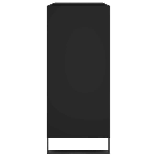 vidaXL Hifi-benk svart 84,5x38x89 cm konstruert tre