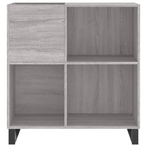 vidaXL vinylskab 84,5x38x39 cm konstrueret træ grå sonoma-eg