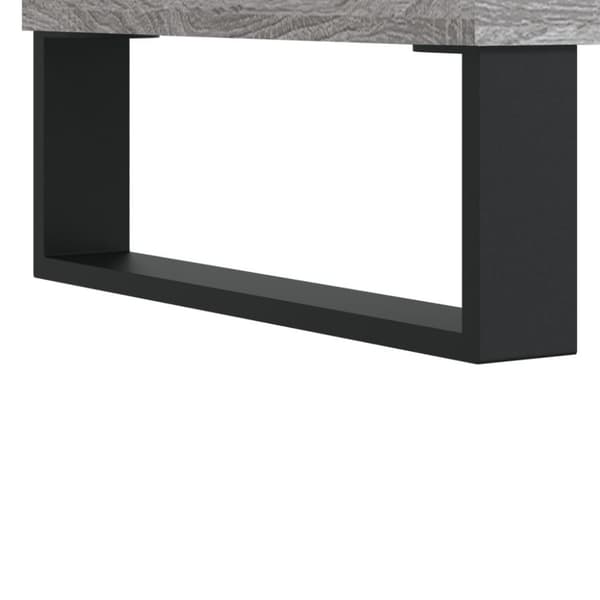 vidaXL vinylskab 84,5x38x39 cm konstrueret træ grå sonoma-eg