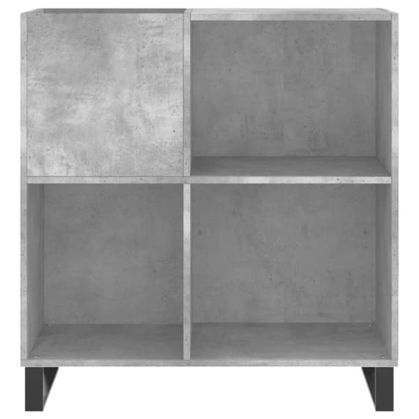 vidaXL vinylskab 84,5x38x89 cm konstrueret træ betongrå