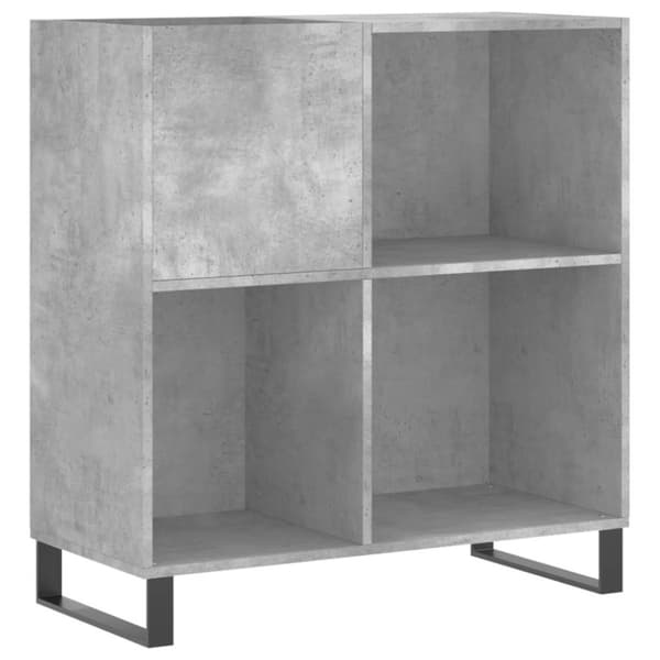 vidaXL vinylskab 84,5x38x89 cm konstrueret træ betongrå