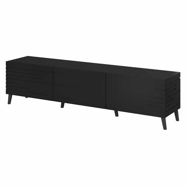 Cama Meble Tv Stativ Nova 186 Cm Svart