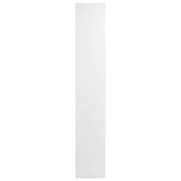 reoler 2 stk. 21x16x93,5 cm konstrueret træ hvid højglans