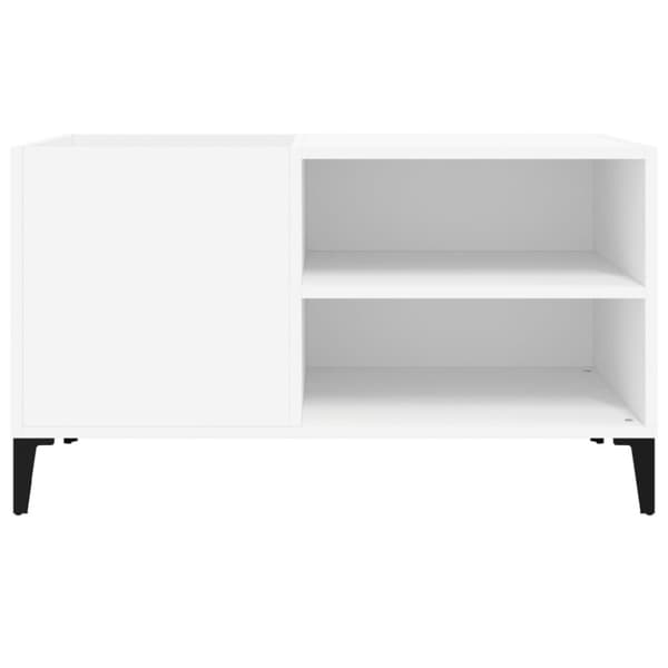 vinylskab 84,5x38x48 cm konstrueret træ hvid