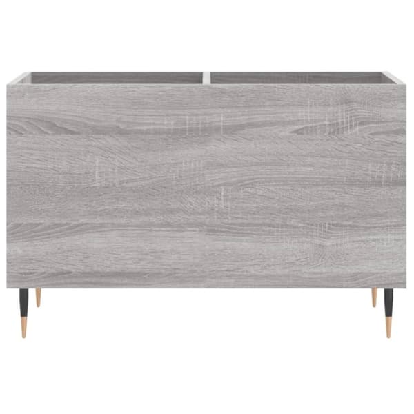 vinylskab 74,5x38x48 cm konstrueret træ grå sonoma-eg