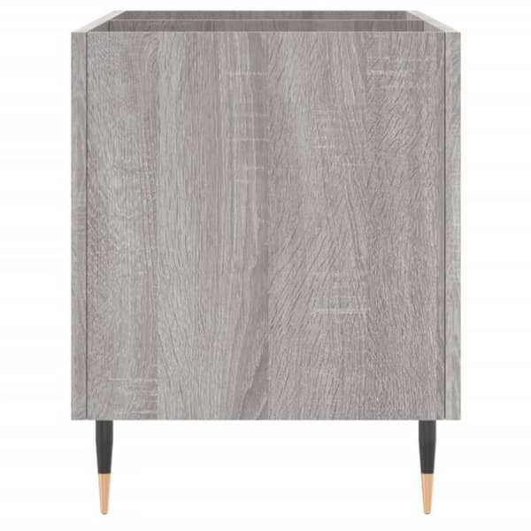 vinylskab 74,5x38x48 cm konstrueret træ grå sonoma-eg