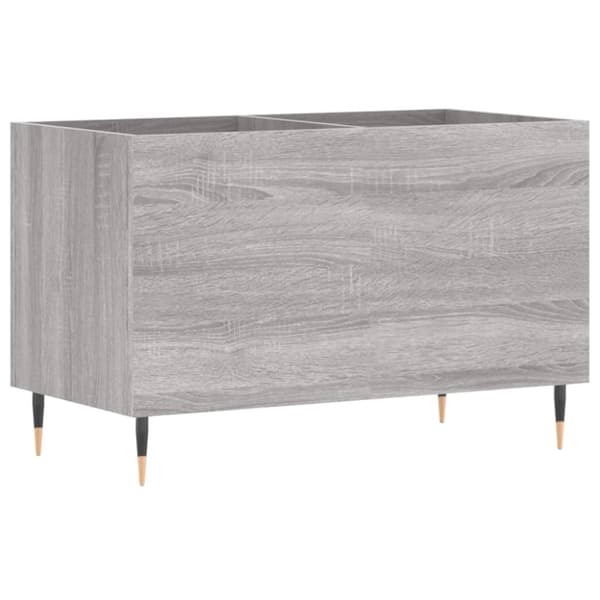 vinylskab 74,5x38x48 cm konstrueret træ grå sonoma-eg