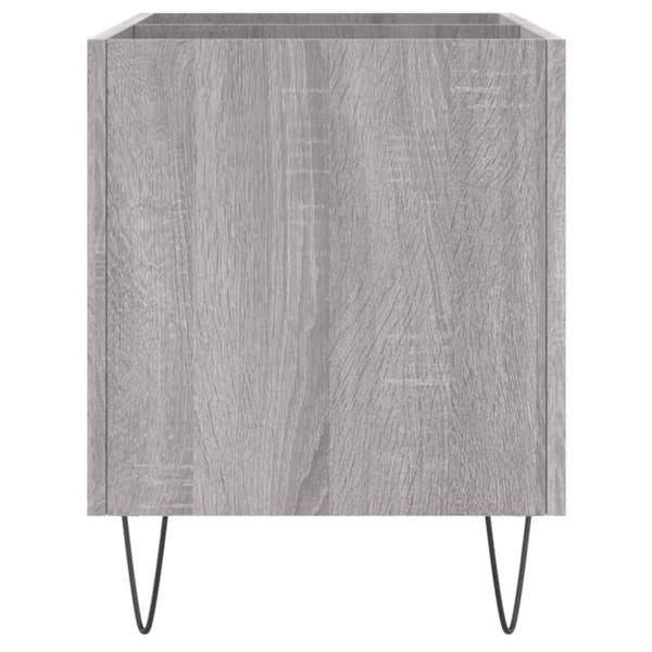 vinylskab 74,5x38x48 cm konstrueret træ grå sonoma-eg