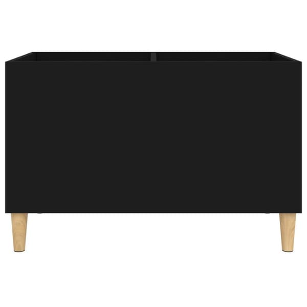 vinylskab 74,5x38x48 cm konstrueret træ sort
