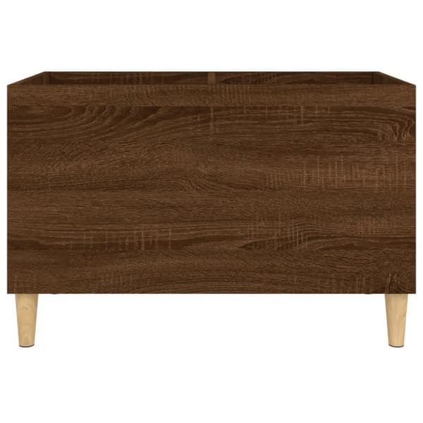 Stereobänk brun ek 74,5x38x48 cm konstruerat trä