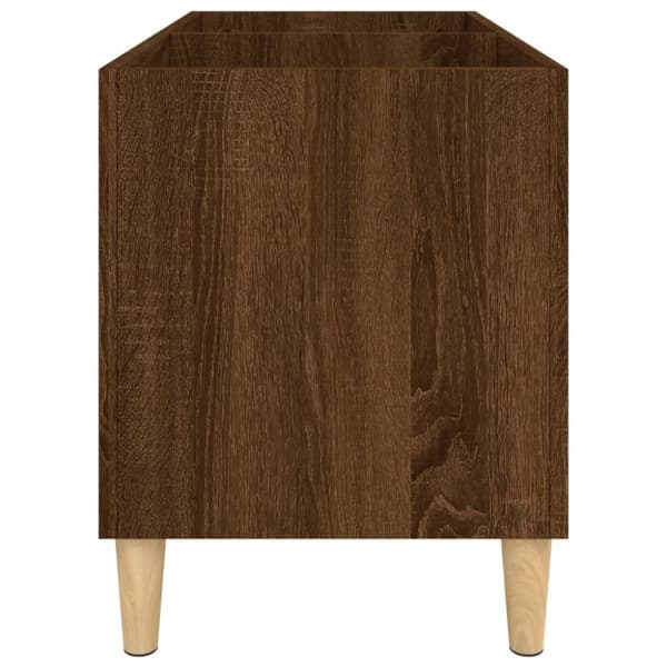 Stereobänk brun ek 74,5x38x48 cm konstruerat trä