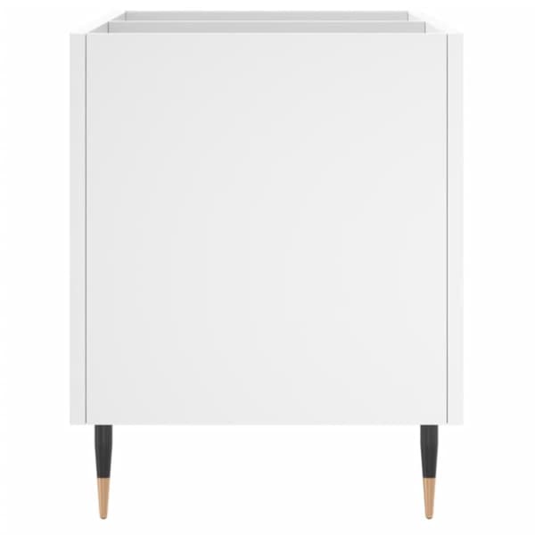 Stereobänk vit 74,5x38x48 cm konstruerat trä