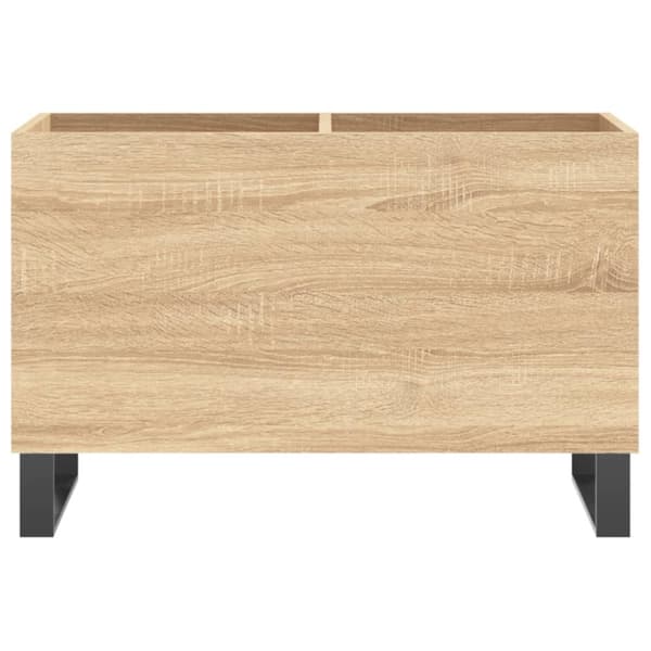 vinylskab 74,5x38x48 cm konstrueret træ sonoma-eg