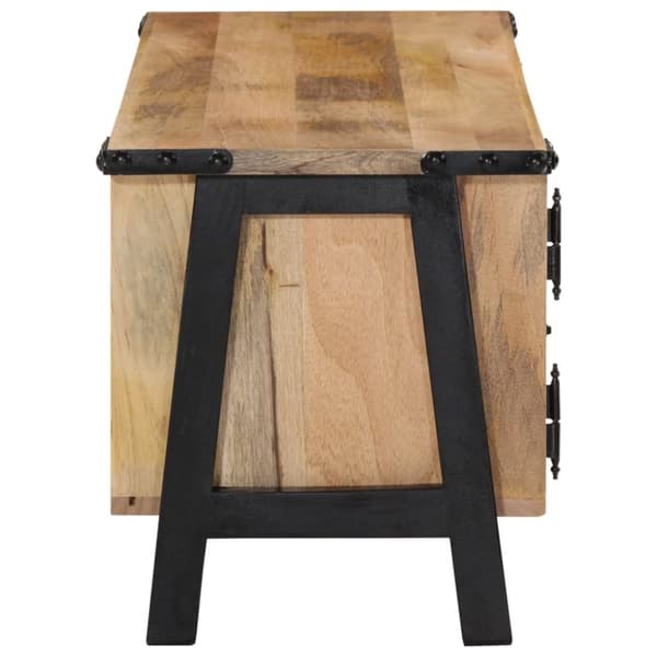vidaXL TV-taso 110x35x40 cm täysi mangopuu