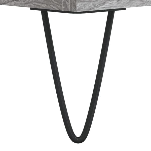 vinylskab 85x38x48 cm konstrueret træ grå sonoma-eg