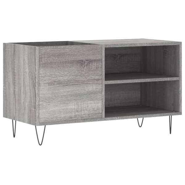 vinylskab 85x38x48 cm konstrueret træ grå sonoma-eg