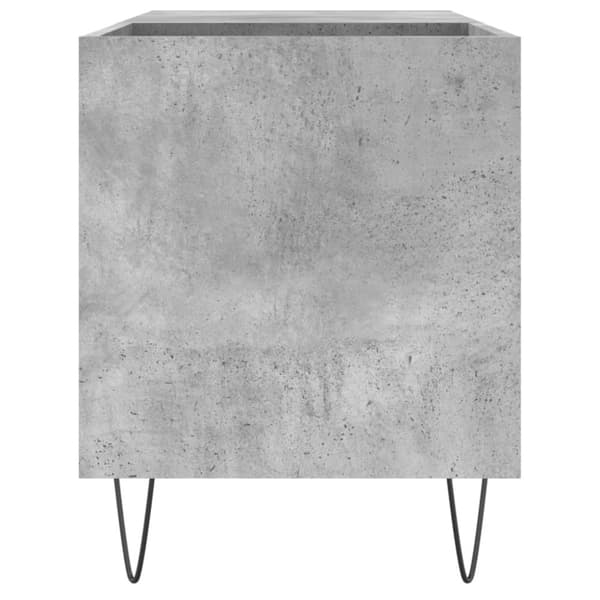 vinylskab 85x38x48 cm konstrueret træ betongrå