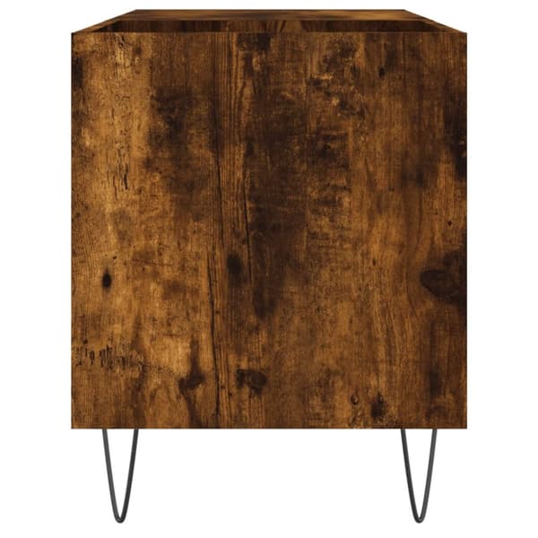 vinylskab 85x38x48 cm konstrueret træ røget sonoma-eg