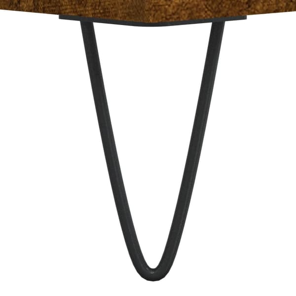 vinylskab 85x38x48 cm konstrueret træ røget sonoma-eg