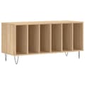 Miniatyrbillede 2 af 9: vinylskab 100x38x48 cm konstrueret træ sonoma-eg