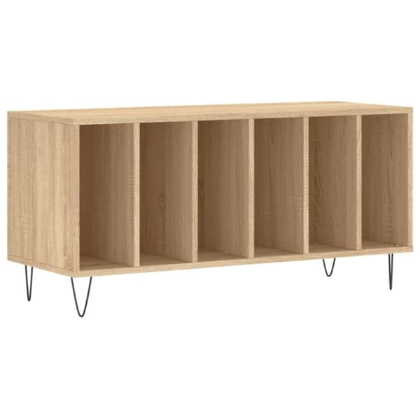 vinylskab 100x38x48 cm konstrueret træ sonoma-eg