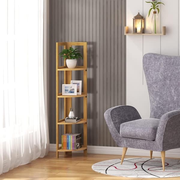 Rootz Bamboo stående hylde - Opbevaringsstativ - Organiseringsenhed - Miljøvenligt materiale - Pladsbesparende design - Stilfuldt og funktionelt - 27