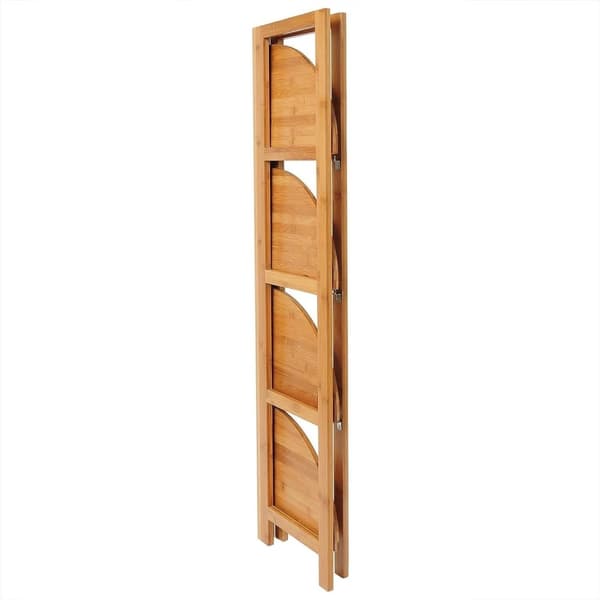 Rootz Bamboo stående hylde - Opbevaringsstativ - Organiseringsenhed - Miljøvenligt materiale - Pladsbesparende design - Stilfuldt og funktionelt - 27